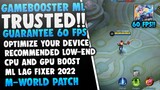 Best Gamebooster to Fix Lag in Mobile Legends | Ultra Performance Boost + FPS Optimizer 🔥