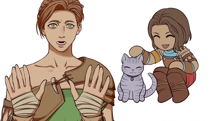 【Double Shadow Wonderland】Wow, the cat is very cute