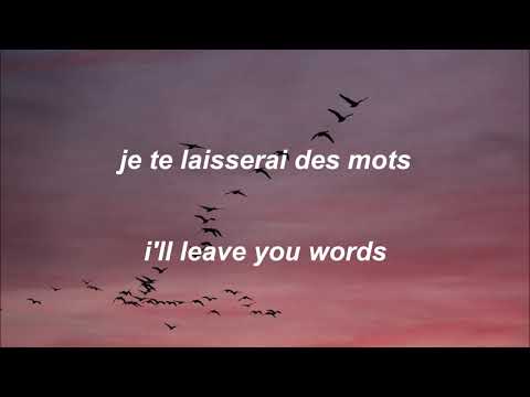 je te laisserai des mots // patrick watson lyrics with english translations  - Bilibili