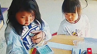 Elementary School Student Giving Change