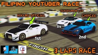 3 LAPS RACE| ChipCee X Hikaru Official X Dansparrow LCP/ Car Parking Multiplayer