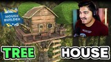 I BUILT A TREE HOUSE! - HOUSE BUILDER #11