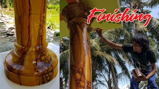Finishing Pilar Motif Marmer