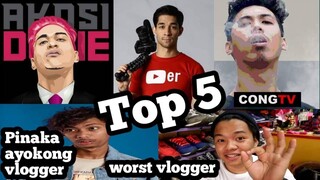 TOP 5 VLOGGERS NA PINAKA AYOKO