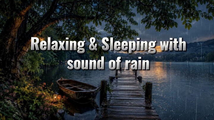 Relaxing and sleeping with rain sounds #rainsounds #relaxingmusic #sleepmusic #rain