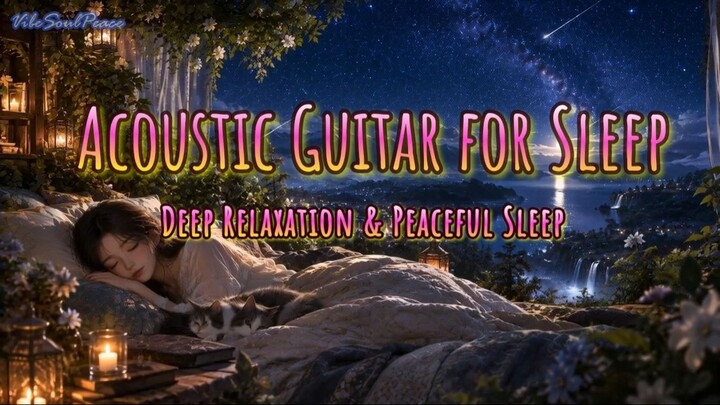 Moonlit Acoustic — Slow Classical Guitar for Deep Sleep ✨