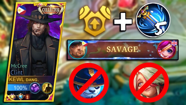 TOP GLOBAL CLINT HIGH RANK BUILD AND EMBLEM | SAVAGE GAMEPLAY😱 ( MUST TRY ) 100% AUTO WIN🔥