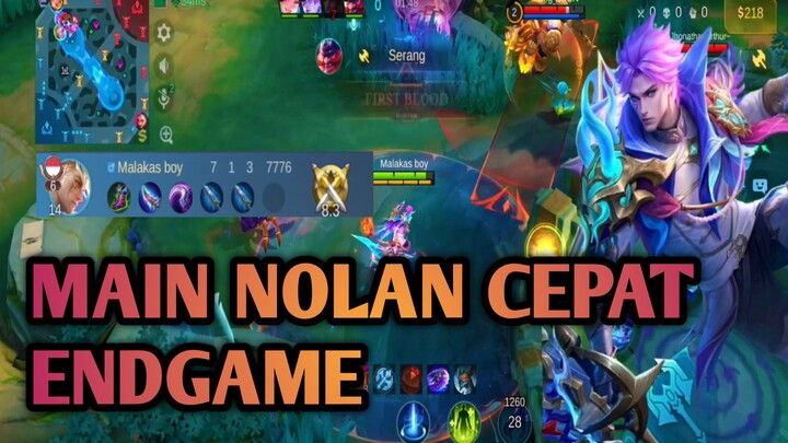 FARMING CEPAT DENGAN FULL DAMAGE | GAMEPLAY NOLAN MLBB