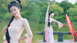 "สาวงาม" ข้างหมู่บ้านมาเต้นรำข้างทะเลสาบ เต้นคัฟเวอร์สไตล์พื้นเมือง