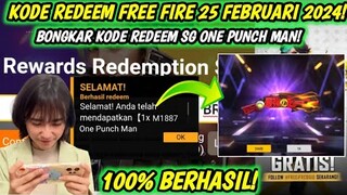 KODE REDEEM FREE FIRE TERBARU 25 FEBRUARI 2024 HARI INI - KODE REDEEM FF TERBARU 25 FEBRUARI 2024