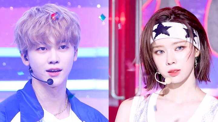 “快看啊，那不是校体部男队和女队吗？”