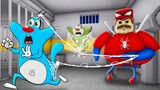 Roblox Oggy Tried To Escape Spider Barry's Prison With Jack