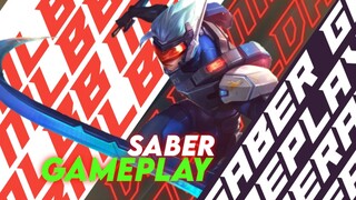 MLBB Saber gameplay awas baling²