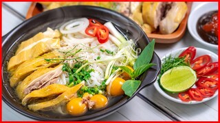 Cách nấu PHỞ GÀ ngon tuyệt với bí quyết Vỏ Chanh của Cô Ba | Vietnamese Chicken Pho Secret