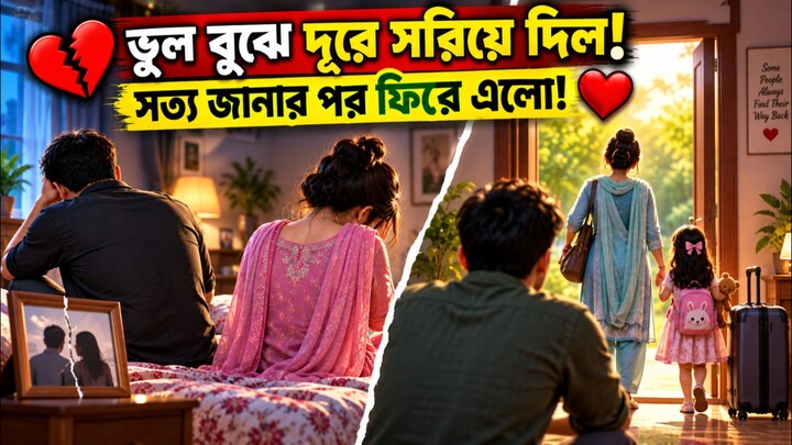 একটি ভুল ধারণা বদলে দিল দুজনের জীবন | Emotional Bangla Story