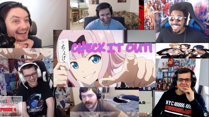 Kaguya-sama: Love is War Season 1 Episode 4 Reaction Mashup かぐや様は告らせたい～天才たちの恋愛頭脳戦～ 海外 の 反応