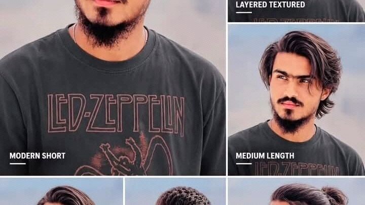 kn sa hair style acha Hy