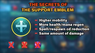 This Is Why The Support Emblem Is Way Better Than You Might Think | MLBB