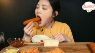 Đùi gà Gold Olive, phô mai que, tô que phần 3 #mukbang