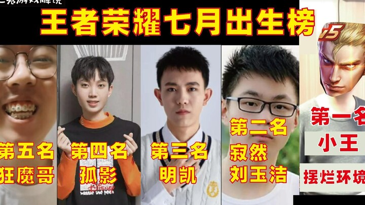 【جدول ملوك يوليو للجنون】 الأخ جنون يعود إلى القائمة! البيئة اللعينة للملك الصغير تتصدر المرتبة الأول