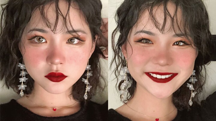 【Khuy】Trang điểm người bánh gừng nhỏ + (nửa) vlog Giáng sinh