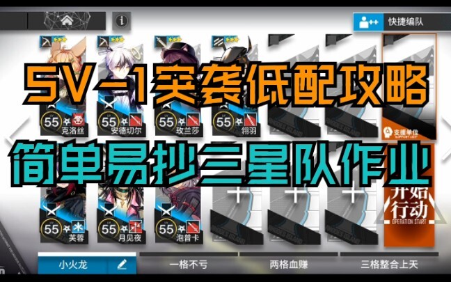 [Arknights] SV-1 Raid Low-End Team Build Guide: Easy to Follow for 3-Star Completion — Ursa Kids’ SV