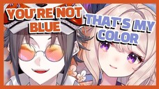 What Colours do Enna and Mysta Have According to Each Other? [Nijisanji EN Vtuber Clip]