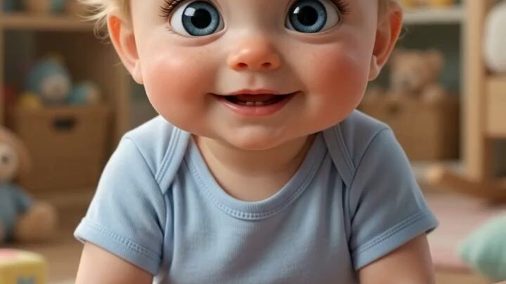 👶 Baby Learns "APPLE"! 🍎 | First English Words for Kids