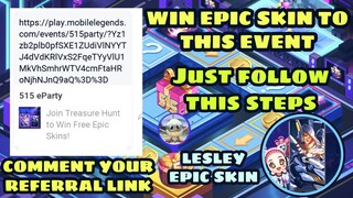 WIN EPIC SKIN IN TREASURE HUNT EVENT ( WIN REALME SMARTPHONE AND EPIC SKIN) - MOBILE LEGENDS