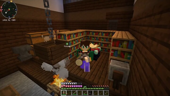 Minecraft Demon Slayer☻Tập 34☻Cầm Huyết Quỷ Thuật Của Nezuko Náo Loạn Thành Cổ Đ