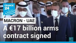 Macron in the Gulf: UAE signs €17 billion arms contract with France • FRANCE 24 English