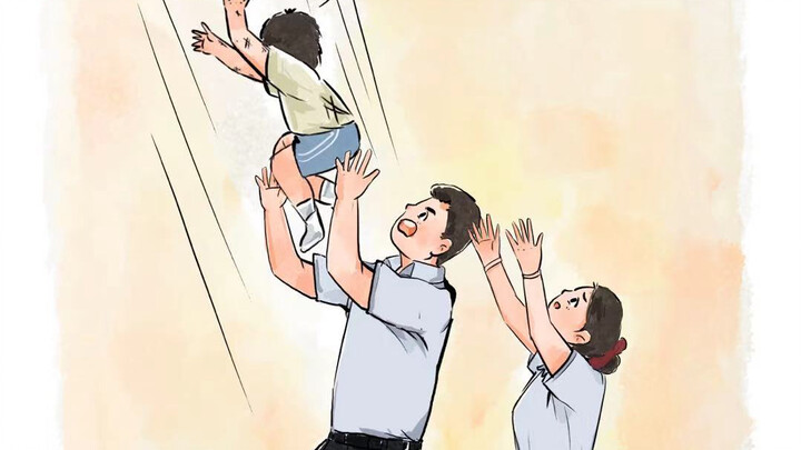 Man: Little one, don't be afraid.