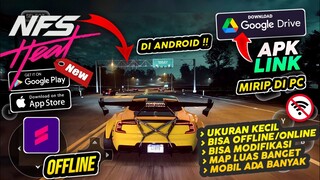 GAME MIRIP NEED FOR SPEED HEAT OFFLINE VERSI ANDROID, OPEN WORLD, BISA MODIFIKASI MOBIL | TERBARU