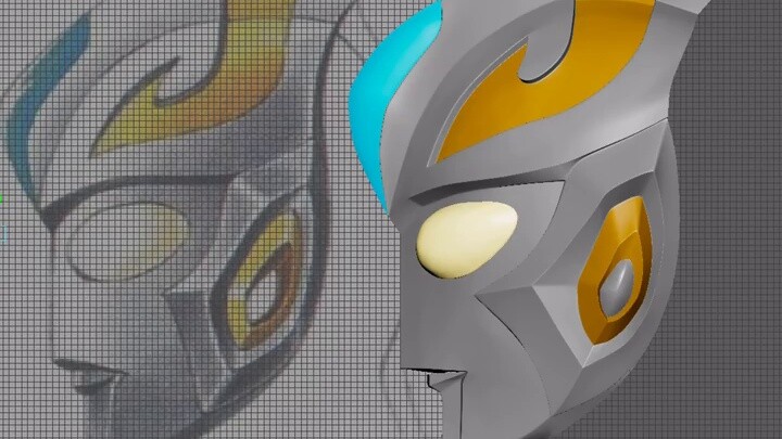 [Diedit sendiri] SHFiguarts Ultraman Cosmos (Desain Eclipse yang ditinggalkan)
