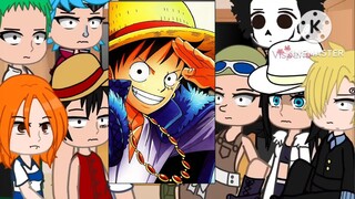 👒 Straw Hat Pirates react to Luffy/Joyboy | Gacha Club | One piece react Compilation 👒