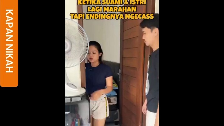 Ketika suami & istri lagi marahan, eh endingnya ngecass
