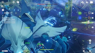 أوصاني أحدهم بأن أستخدم تنين الملك لمواجهة شكل الماء الوهمي، لا أدري إن كان ذلك صحيحًا أم لا، لا أجر