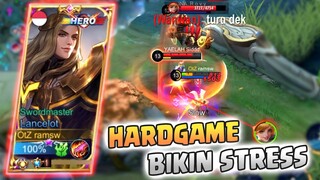 HARDGAME LANCELOT BIKIN STRESS, DIRUSUH HILDA MUSUH ADA WANWAN | LANCELOT GAMEPLAY | MLBB