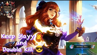 U-Lin Game || Keep Slay 💅 and Double Kill 😎 || Mobile Legends Bang Bang