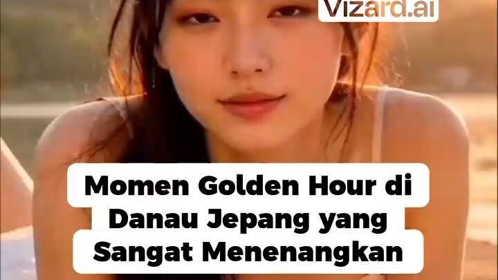 Momen Golden Hour di Danau Jepang yang Sangat Menenangkan