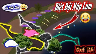 KHI CẢ LÀNG BỊ NGUYỀN BIẾN THÀNH "BIỆT ĐỘI NÚP LÙM" ĐI SĂN CÁ HIẾM | PLAY TOGETHER | QUÍ KA
