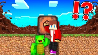 EPIC CHOCOLATE TSUNAMI VS JJ and Mikey SECRET Bunker in Minecraft - Maizen