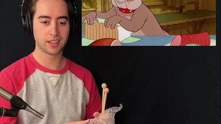 Dubbing for cartoons and games, without looking at the props in the guy’s hands, can you guess how h