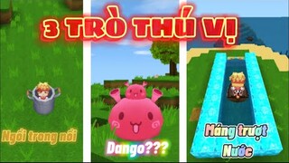 3 TRÒ CỰC HAY VÀ THÚ VỊ TRONG MINIWORLD | Ngồi Trong Nồi Sắt & Dango 2 Đầu ???