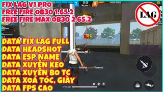 HƯỚNG DẪN FIX LAG FREE FIRE OB30 V1 PRO - UPDATE DATA FIX LAG FULL, DATA ESP, DATA HEADSHOT, FPS CAO