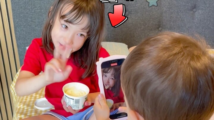 Zhang Latte: Even eating ice cream requires learning English!