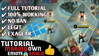 How to make own Emote | Emoji Full tutorial | Tagalog | Mobile Legends: Bang Bang