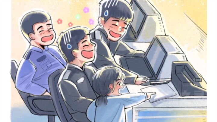 Cô bé: Tâm thật rộng lớn, xe anh đã đi rồi mà vẫn còn hỏi chị gái tôi tên gì.