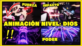 LUFFY VS KAIDO: La animación MÁS MONSTRUOSA de One Piece.