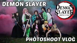 Demon Slayer / Kimetsu no Yaiba cosplay photoshoot vlog 👹 ⚔
